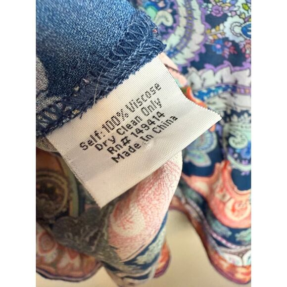 Johnny Was Daria Beaded Tassel Tunic Sz. S - Picture 6 of 7